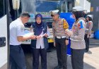 Ops Keselamatan Semeru 2026 Polresta Malang Kota Gelar Ramp Check Bus dan Angkot